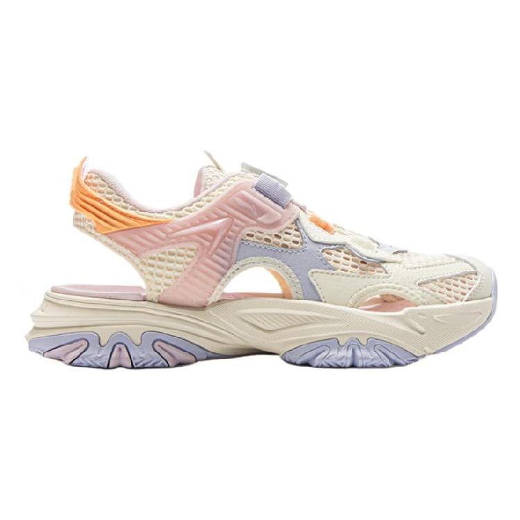 Li Ning YOUNG Коллекция Спортивная Жизнь Противоударная Амортизирующая Низкая Детская Сандалия Белая Подростки YKUV006-2