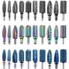 Rainbow Tungsten Carbide Nail Drill Bits Milling Cutter For Manicure Burr Remove Skin Rotary Gel Electric Manicure Art Drill Bit