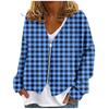 Womens Zip Up Sweaters Sweatshirts Long Sleeve Oversized Jackets Soft Casual Loose Tunic Tops