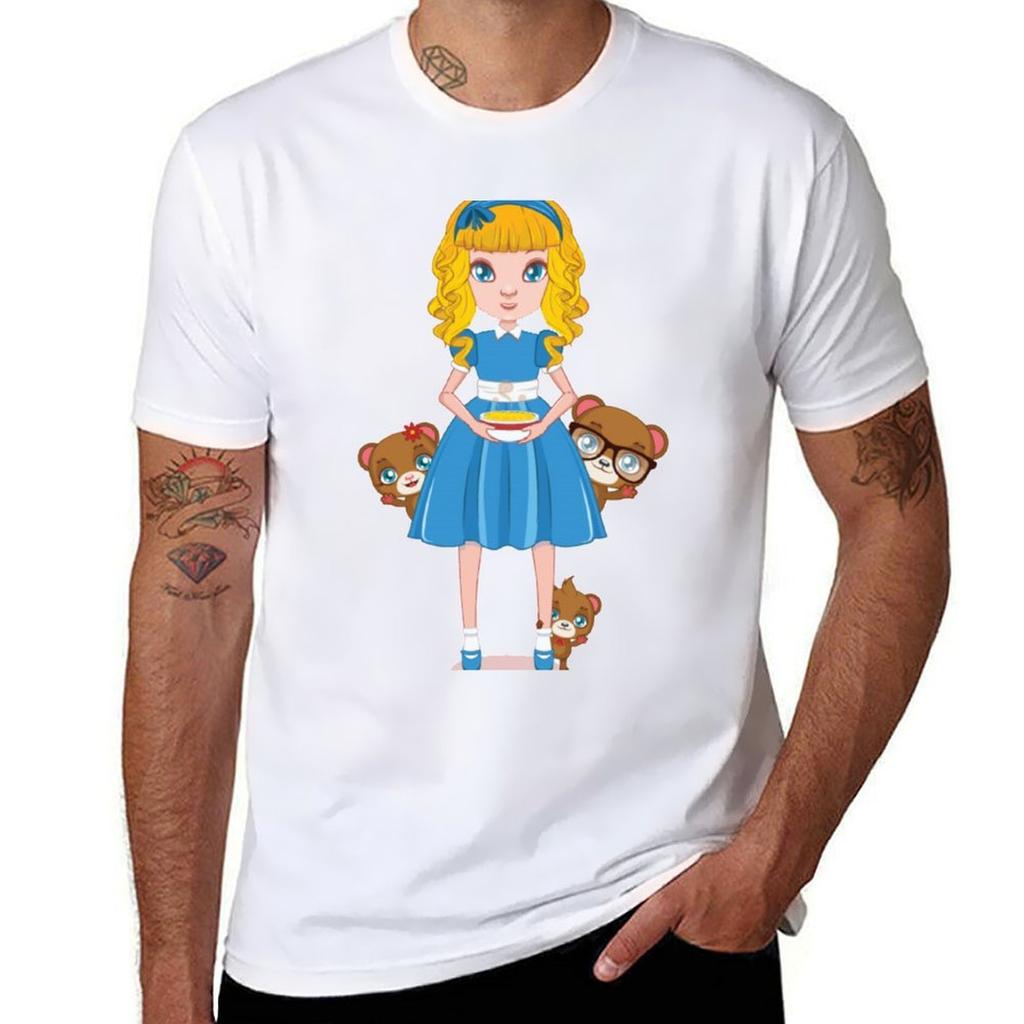 Goldilocks And The Three Bears Tshirt Quick Dry Travel Tshirt
