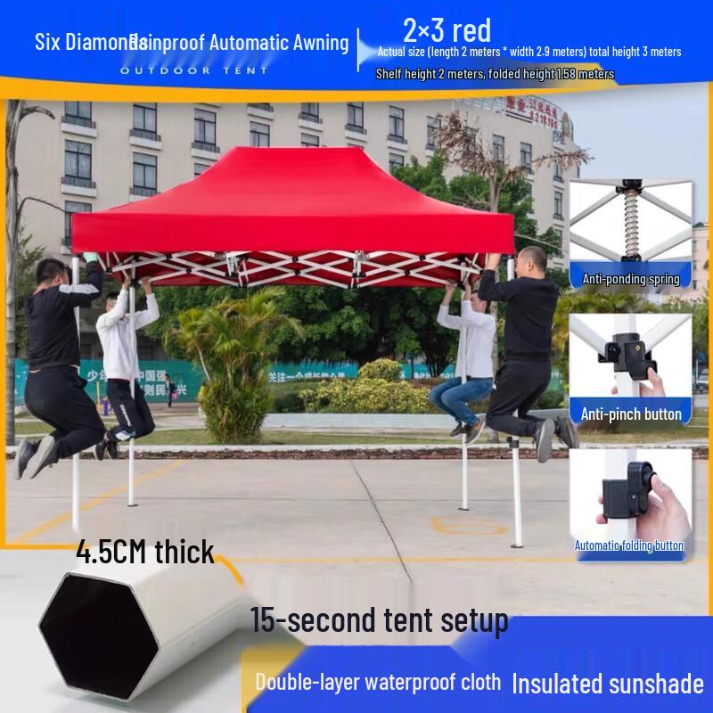 Heavy-Duty Folding Outdoor Pop-Up Canopy