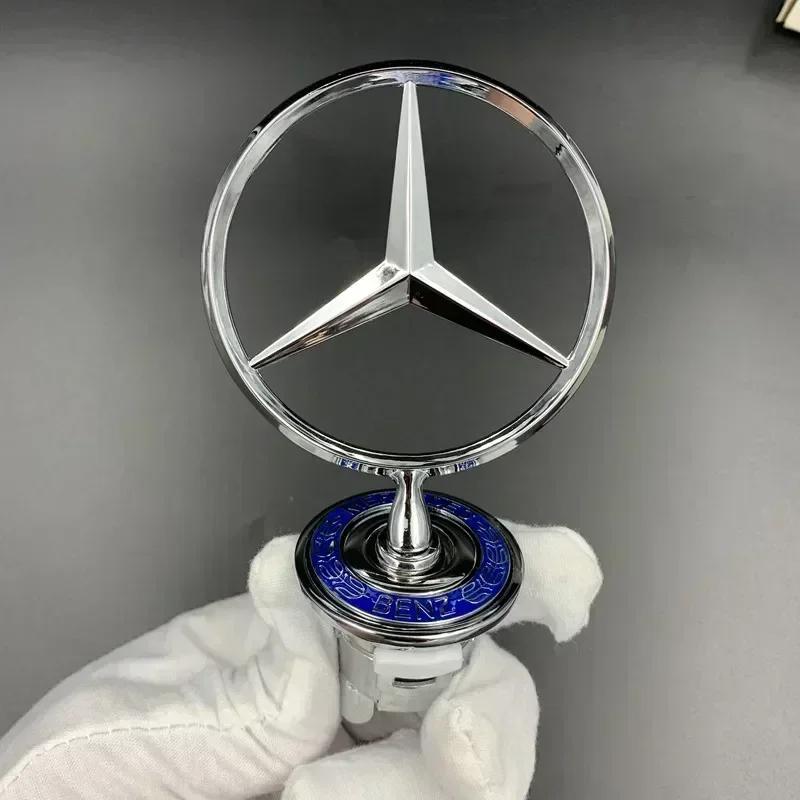 Zinc Alloy for Mercedes Benz C180 C200 C200 W204 W210 W220 W212 Car Front Hood Emblem Bonnet Label 3D High Quality Accessories IW2