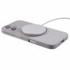 For iPhone 16 Case Compatible with MagSafe Splicing Color Drop-Proof PC Phone Cover - Grey