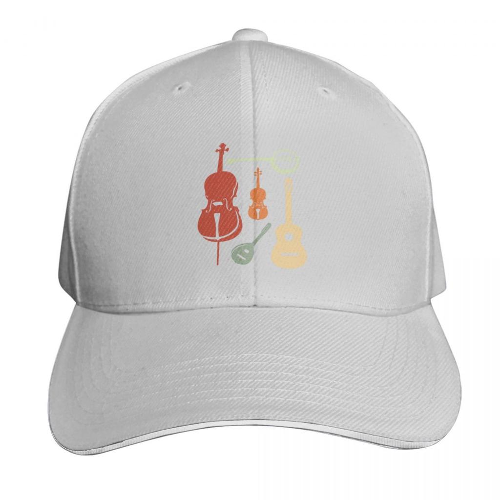 Bluegrass InstruUnisexts for Folk Bluegrass Country Music Fans Baseball Cap Hip Hop party Hat Unisexs Baseball Womens