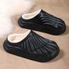 Men Warm Winter Cotton Shoes Women Warm Fur Home Slippers EVA Non-Slip Plush Slippers Indoor Couple Thick Sole Footwear Slides