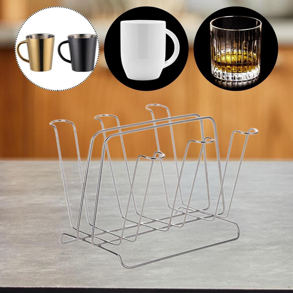 Bottle Drying Rack Coffee Mug Holder Non Slip Sturdy Glass Tumbler Organizer Cup for