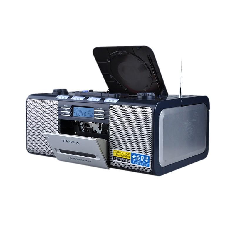 Panda CD-500 Ностальгический универсальный CD/Кассетный/DVD Плеер и Рекордер с Радио