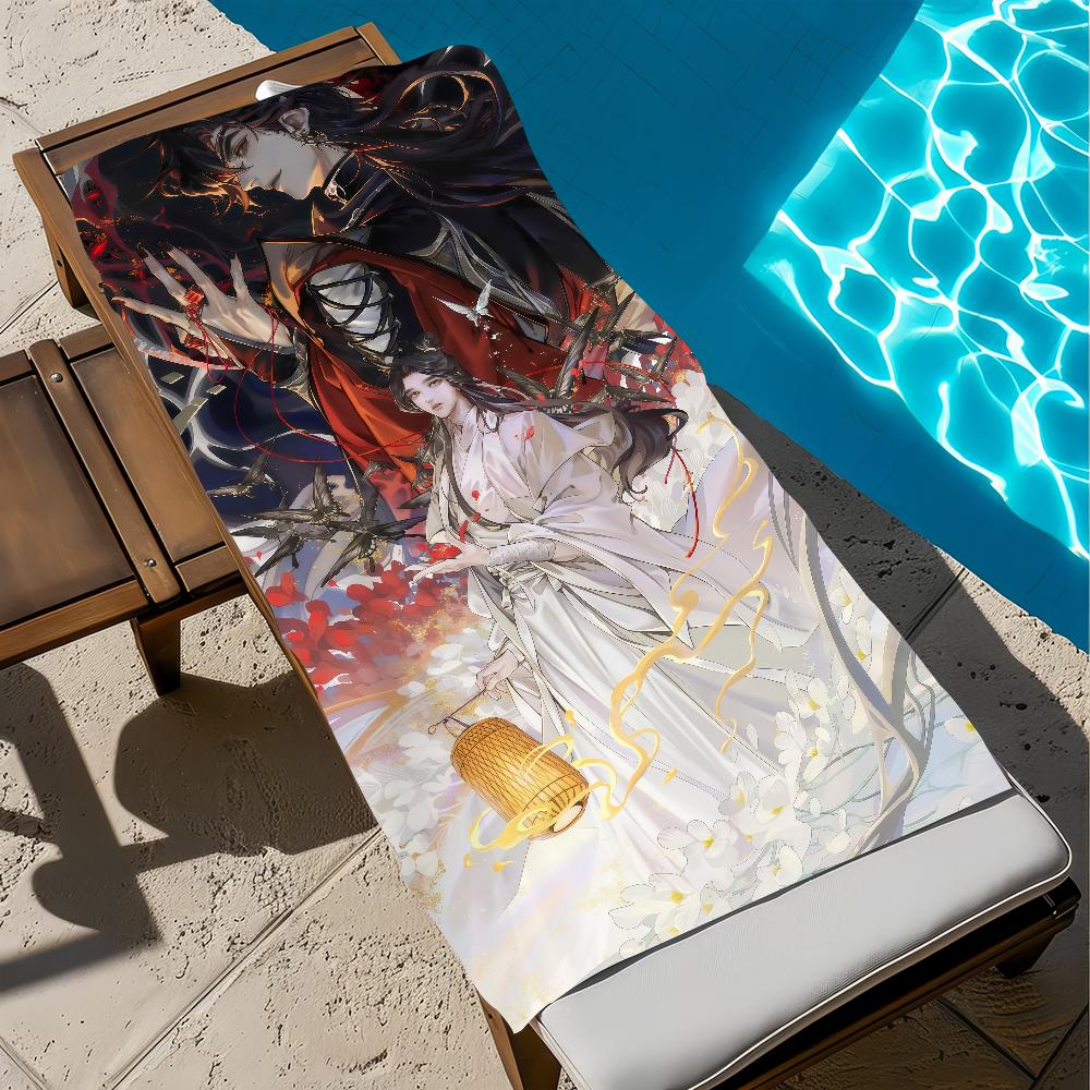 Anime H-heaven Towel Large O-officials Quick-Drying Microfiber soft Beach Towel for Travel Fitness Sauna Bathing Camping