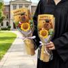 Букет на выпускной Вязаный цветочный букет Цветочные подарки на выпускной Подарки для вечеринки Подарки День матери День учителя Подарки на выпускной