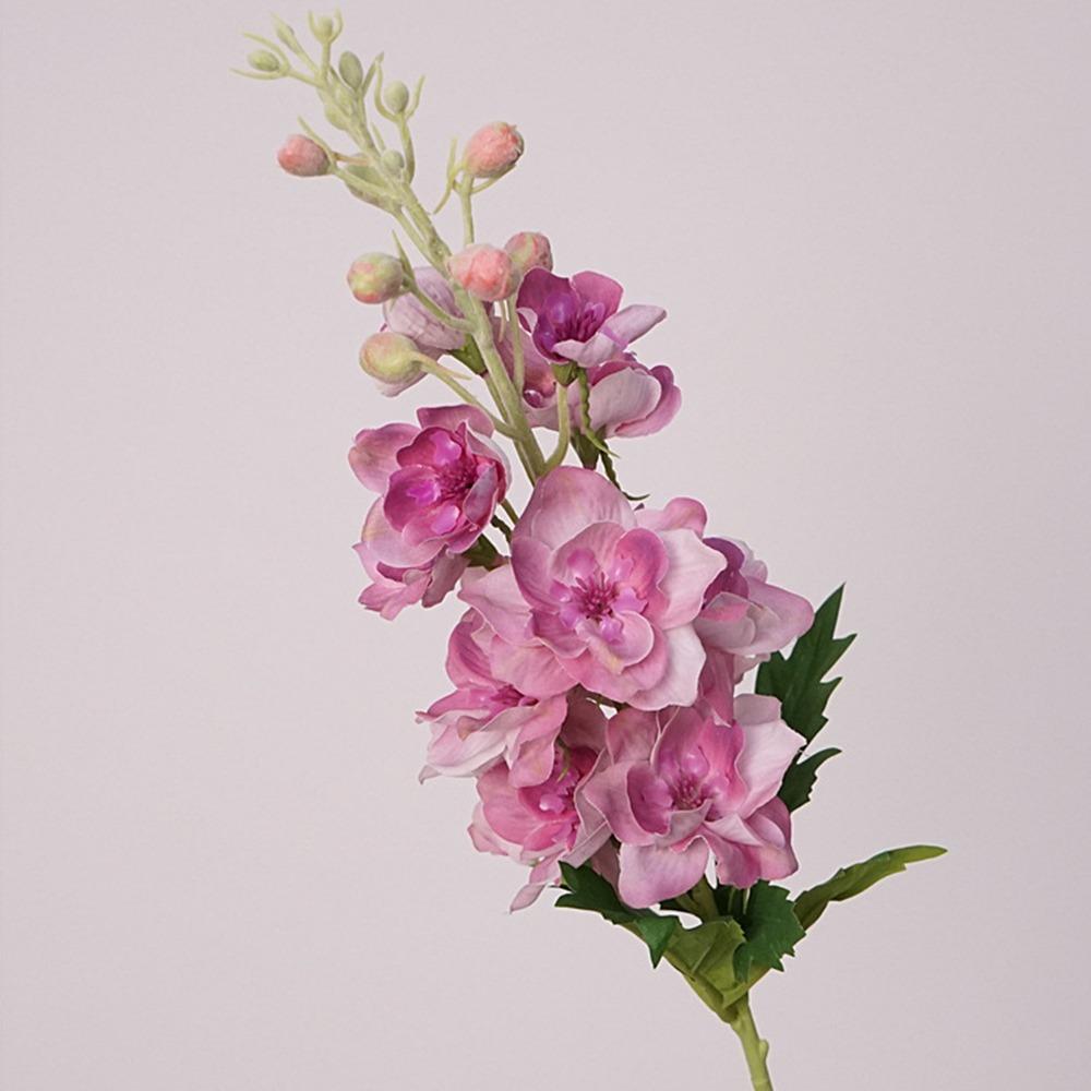 72cm Artificial Delphinium Flower Moisturizing Lifelike Delphinium Stem Real Touch Simulation Flower Wedding Bouquet