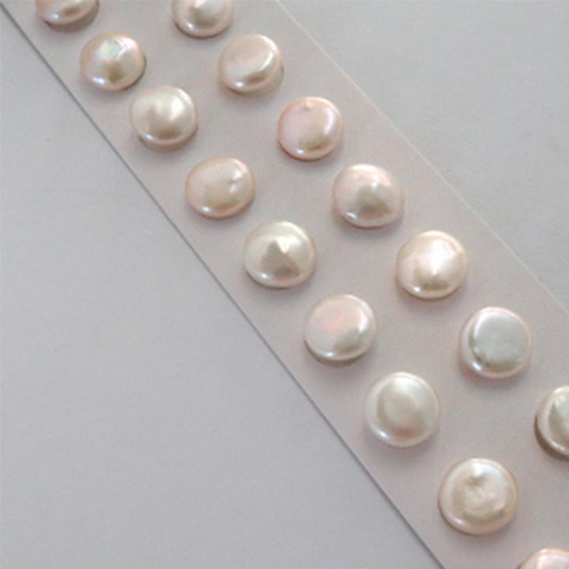 Женские большие серьги-гвоздики с жемчугом Барокко, культивированный пресноводный жемчуг Бива в форме монеты, оправы из серебра 925 пробы, ювелирные изделия