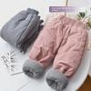 Children's Winter Pants: Boys' Fleece Pants & Girls' Warm Three-Layer Cotton Pants