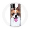 Case for Samsung Galaxy A50 Continental Miniature Spaniel Butterfly Puppy White and Brown