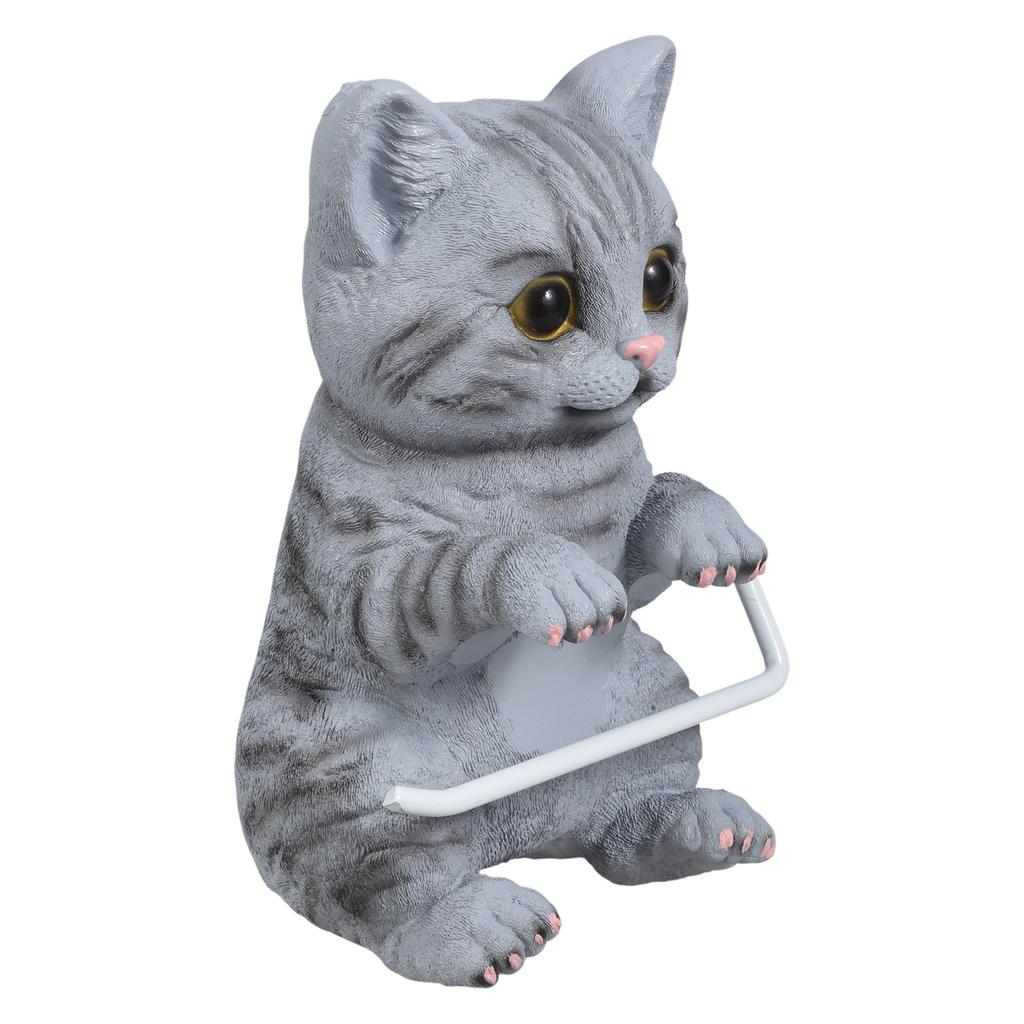 Милый тематический диспенсер для рулона туалетной бумаги для ванной комнаты, настенный, для хранения, из полимерного материала, компактный, экономящий место, домашний декор