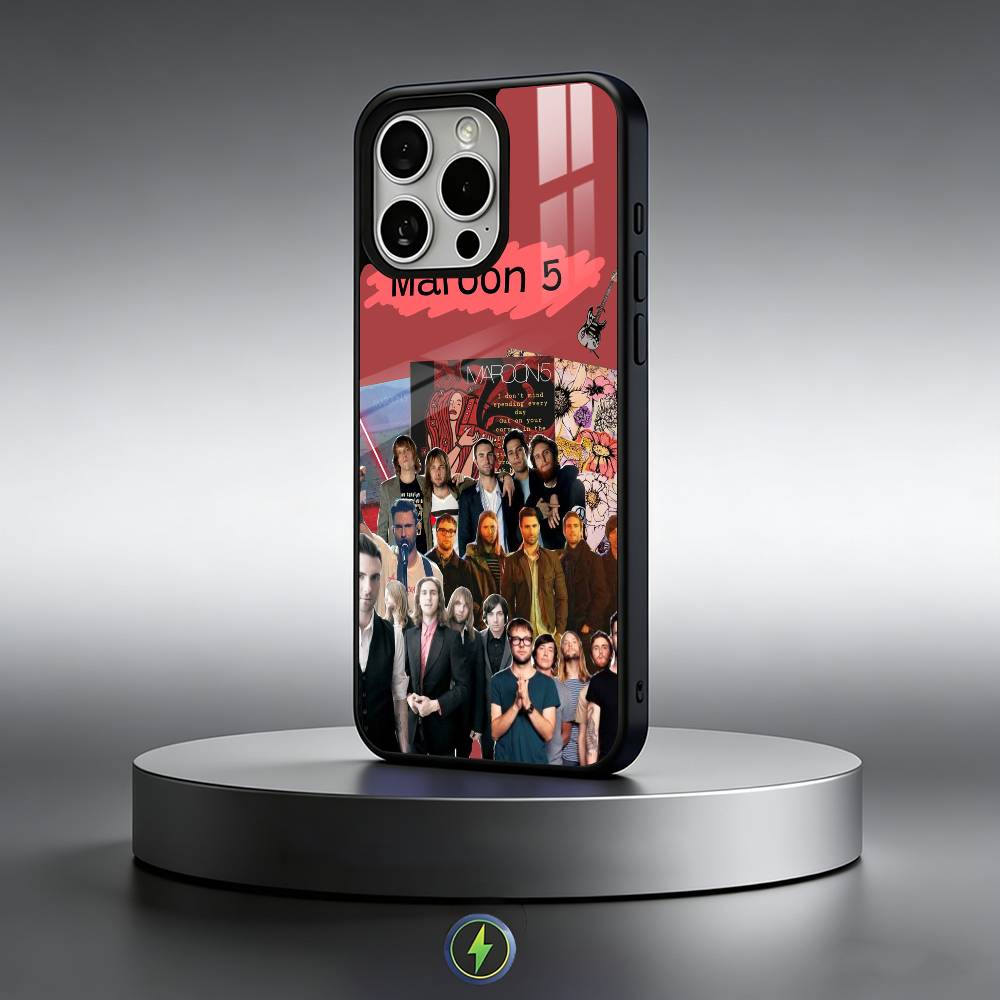 Band Maroon5 Phone Case For iPhone17,16,15,14,13,12,11 Plus,Pro Max Magnetic For Magsafe Wireless Charging