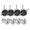 4 Set Cam Lock Zinc Alloy File Cabinet Mailbox Drawer Slidding Door Safety Locks with