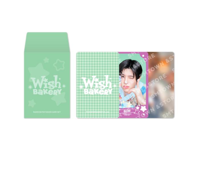 NCT WISH POP-UP WISH BAKERY Официальный MD Набор случайных карточек с кондитером (2pcs) | Коллекционные товары K-POP