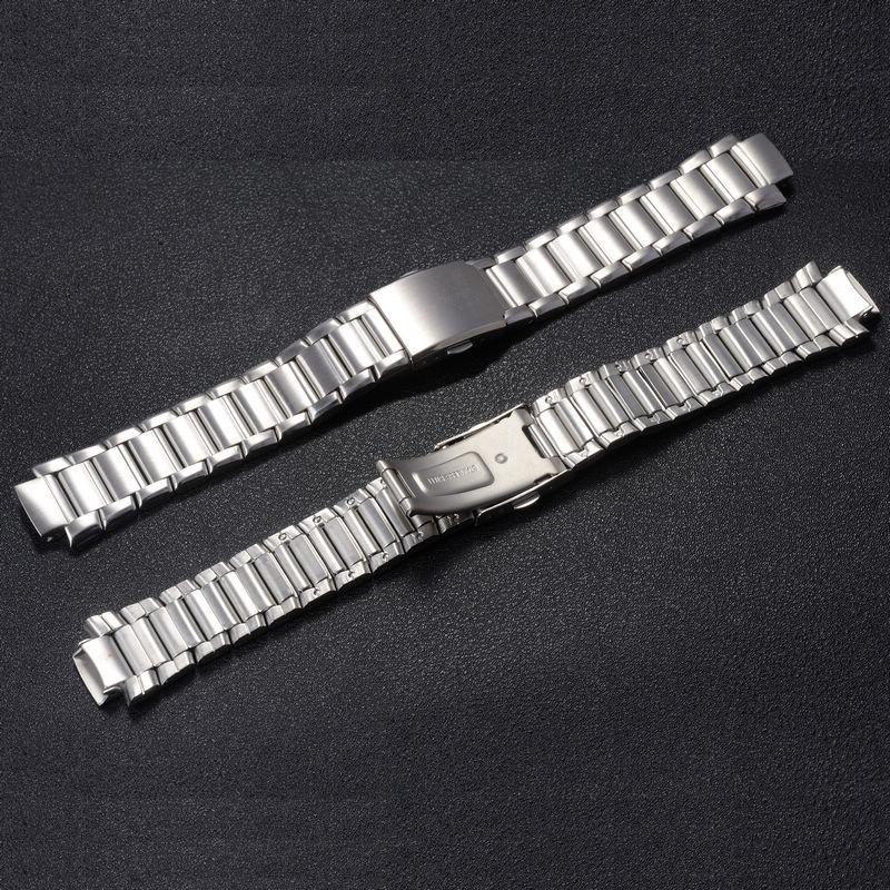 EF-316 Выпуклый стальной часовой браслет для Casio EF316 EF 316 Аксессуар для часов Рельефная сталь 22x13 мм Мужской браслет Ремешок
