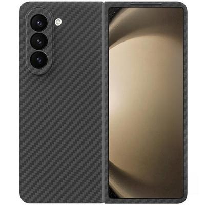 Case for Samsung Galaxy Z Fold6 5G, Aramid Fiber Cover, Black