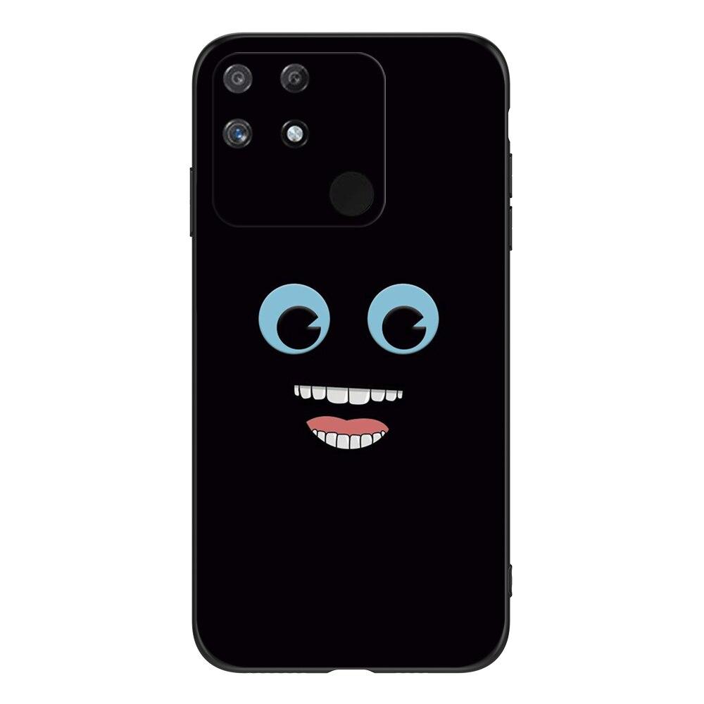 Для Realme Narzo 50A чехол 6,5 дюймов для OPPO Realme Narzo50A 50 A чехол RMX3430 чехол для телефона черный чехол из ТПУ милый забавный