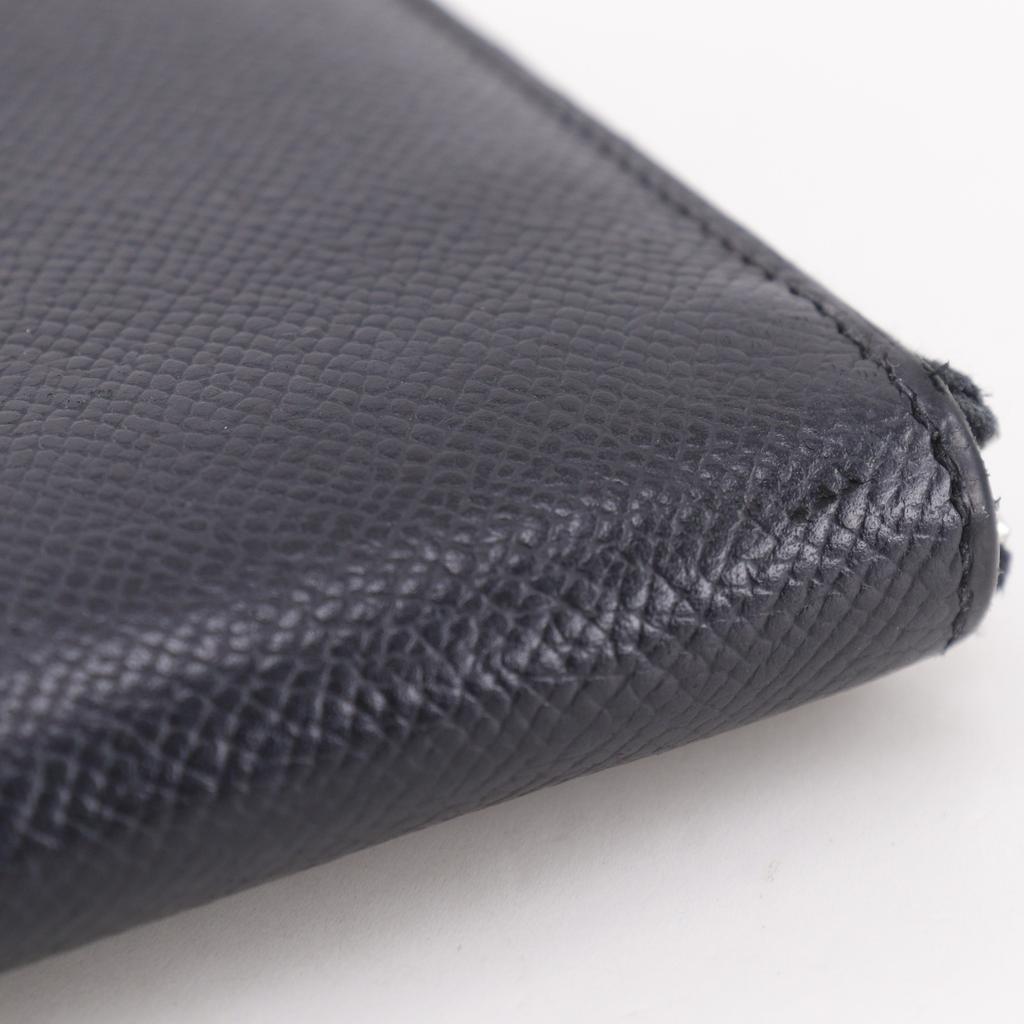 HERMES Azap long silk in Purse Noir black Epsom Women Used