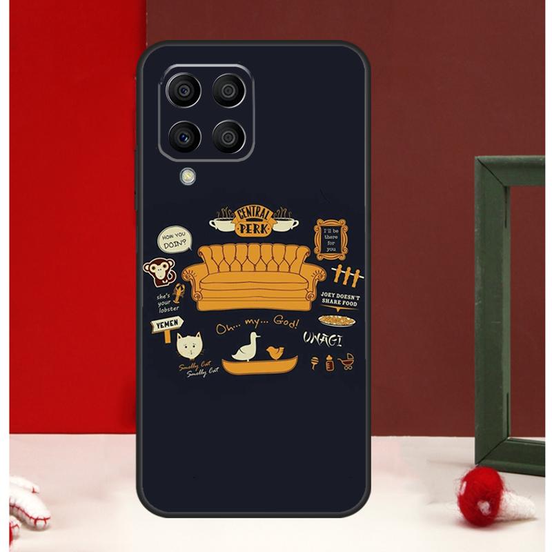 Кейс Central Perk из сериала Друзья для Samsung Galaxy M56 M36 M16 M31 M21 M13 M33 M53 M15 M35 M55 M12 M32 M52 M14 M34 M54