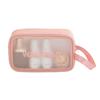 Multi-use Cosmetic Bag Handhold Durable Washable Large Capacity Portable Cosmetic Makeup Pouch