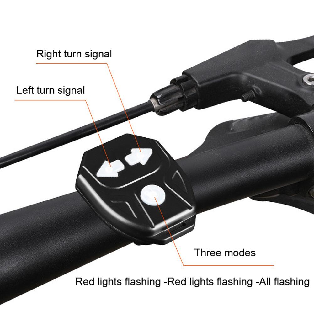 Умный велосипедный сигнал поворота, USB перезаряжаемый задний фонарь для велосипеда, задний фонарь, беспроводной светодиодный пульт дистанционного управления