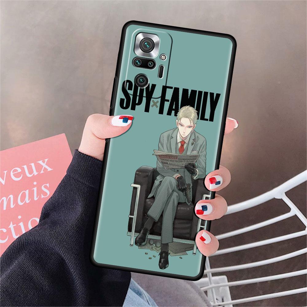 Чехол для Xiaomi Redmi Note 10 9 11 Pro Мягкий чехол для телефона 10S 9S K40 8 9A 9C 9T 7 10C 8T Силиконовый чехол SPY×FAMILY Аниме Оболочка Sac