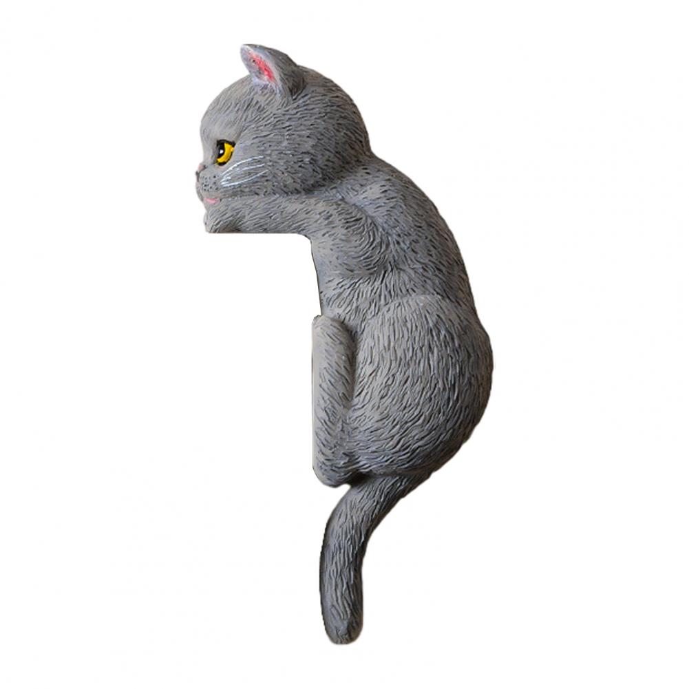 3D Cat Light Switch Sticker, Decorative Resin Wall Plate, Peel And Stick Wall Decor For Home Bedroom Living Room