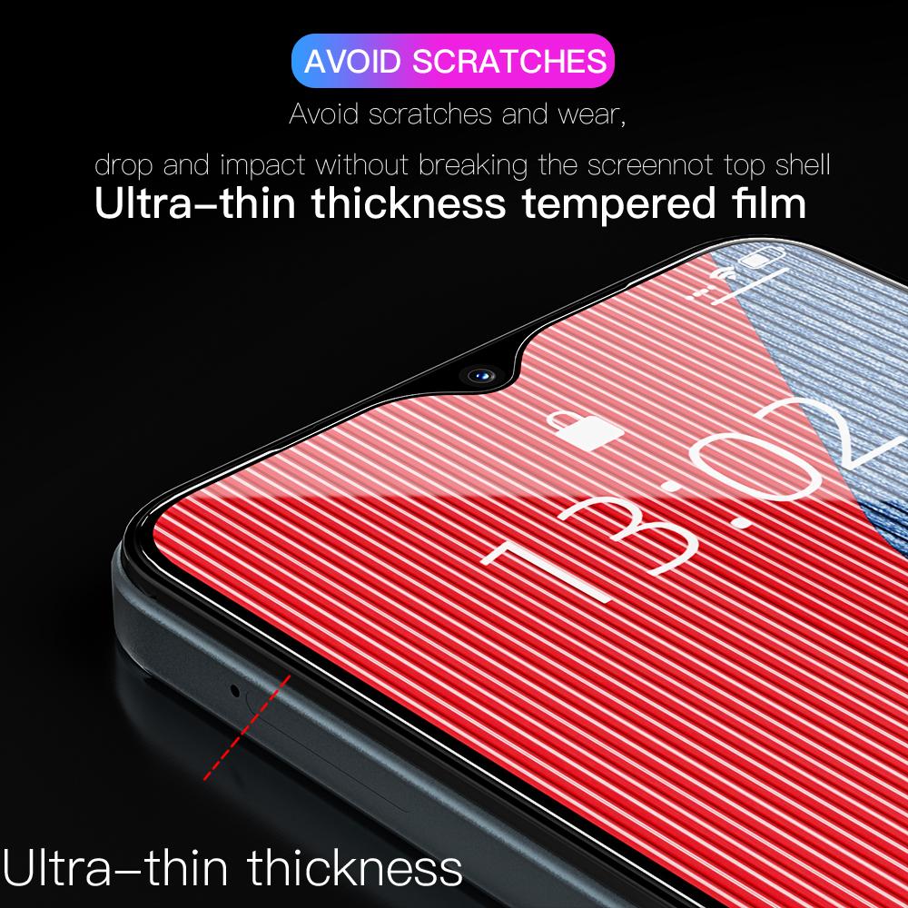 KEYSION Tempered Glass Full Cover for Samsung A17 5G A07 Full Glue HD Clear Screen Protective Glass Film for Galaxy A07 A17 5G