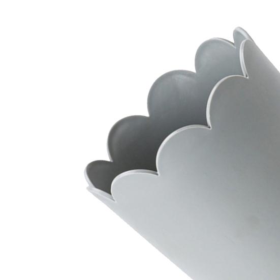 Цветочный горшок, универсальный, яркий пластиковый цветочный горшок с краями лепестков, большое открытие, домашний цветочный горшок