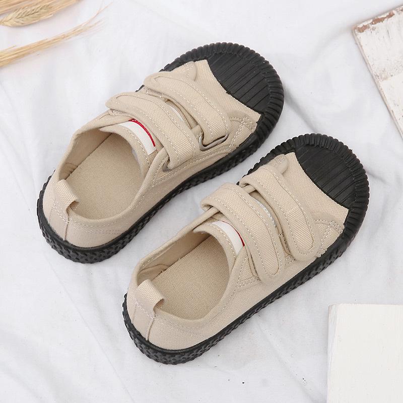 Children's Canvas Velcro Shoes - Soft Sole for Boys and Girls