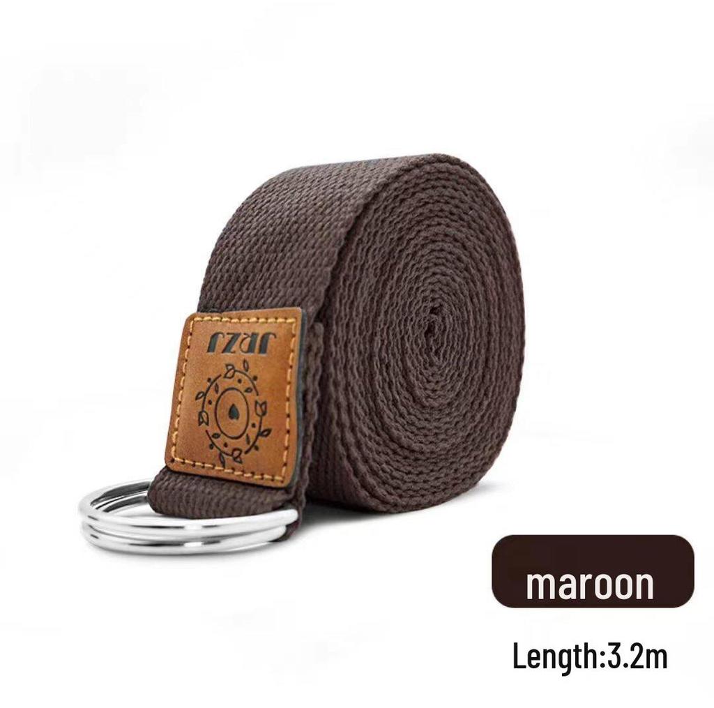 Ремень для растяжки без эластичности для вспомогательного удлинения в йоге Айенгара