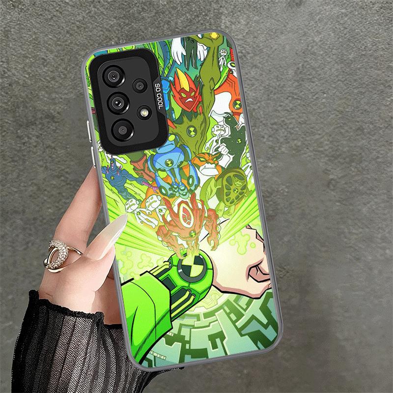 Мультяшный мягкий чехол для телефона Ben 10 для Samsung A17 A16 A15 A14 A13 A57 A56 A55 A54 A53 A37 A36 A35 A34 A33 A26 A25 A24 A23 A52