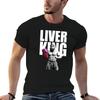 Футболка Liver King черная хлопковая футболка простая для мужчины упаковка хлопковые футболки высокое качество Футболка