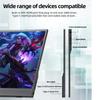 14/15,6-дюймовый портативный монитор с сенсорным экраном 1920*1080 для ноутбука XBox PS4/5 Switch сотовый телефон ПК расширение Mobile Touch Mointor