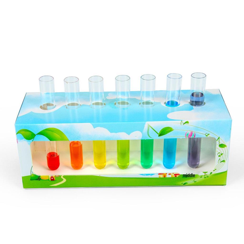 Красочный набор музыкальных инструментов «Сделай сам» из бутылок для студентов и детей - Сделанное вручную креативное учебное пособие для научных экспериментов