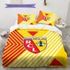 Постельное белье с узором RC Lens Покрывало Наволочка Декор для дома Подарок (1 пододеяльник + 2 наволочки, без наполнителя)