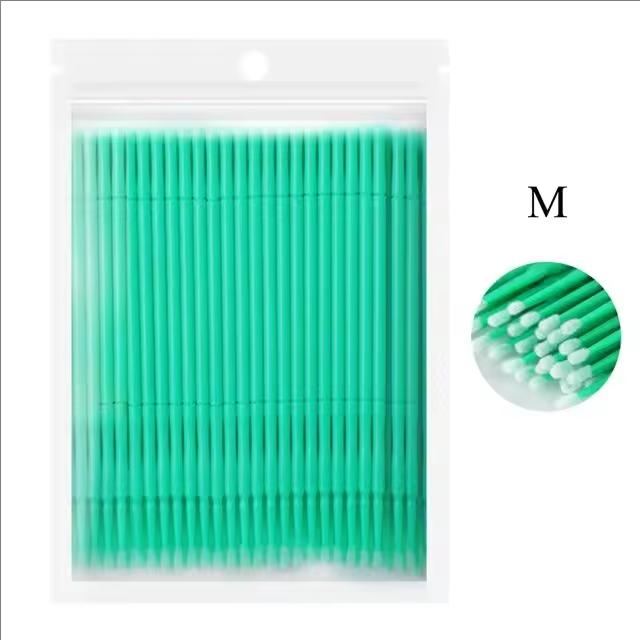 100 шт одноразовые ватные палочки щеточки для ресниц отдельные ресницы микрощеточка для удаления наращенных ресниц