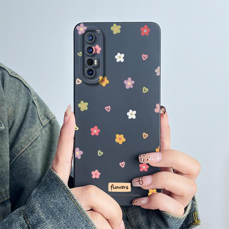 Чехол для телефона OPPO Find X2 Neo / Reno3 Pro 5G CPH2009 Силиконовый Сладкий Расписной Мультяшный Funda Прекрасный Печатный Coque Корпус