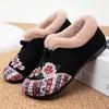 Shoes Women's Cotton Shoes Snow Boots Large Size Embroidered Women's Boots Ethnic Style Versatile Cotton Boots Thickened Short Boots