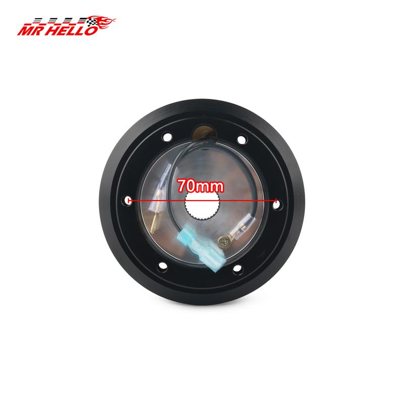 Aluminum Steering Wheel Boss Kit Hub Adapter Car Refit Kit Steering Wheel Connector Base Adapter For Honda 130H