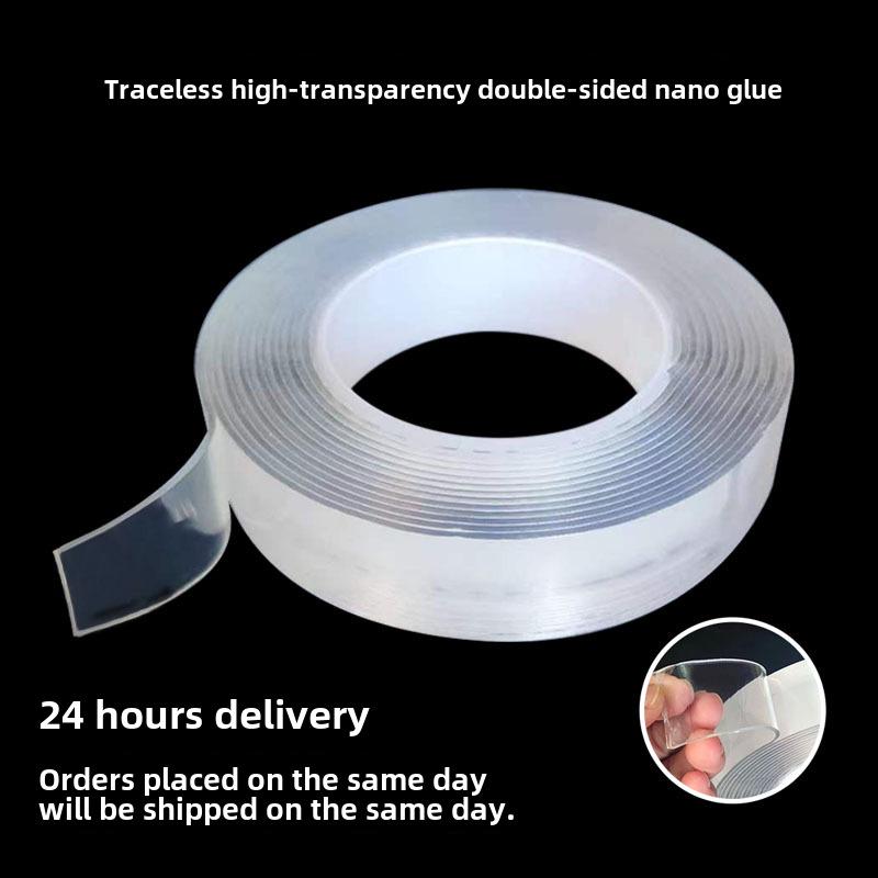 Высоковязкая двухсторонняя прозрачная бесследная нанолента