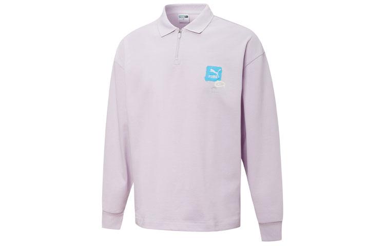 PUMA Essential Plus Futures Polo Shirts Men's Purple Polo Collar Moderate Other 536075-17