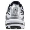 Mizuno Кроссовки Wave Rider 10, Белый/Черный/Серебристый, Размер 26.0 см, 2E