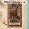 Cosmic Theme Soft Beach Towel Personalized Custom Name Text Towel Portable for Beach Pool Travel