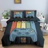 Gamepad Polyester Duvet Cover Set Colourful Button King Play Gamer Bedding Set Kid Teen Man Video Game for Child Game Room Decor