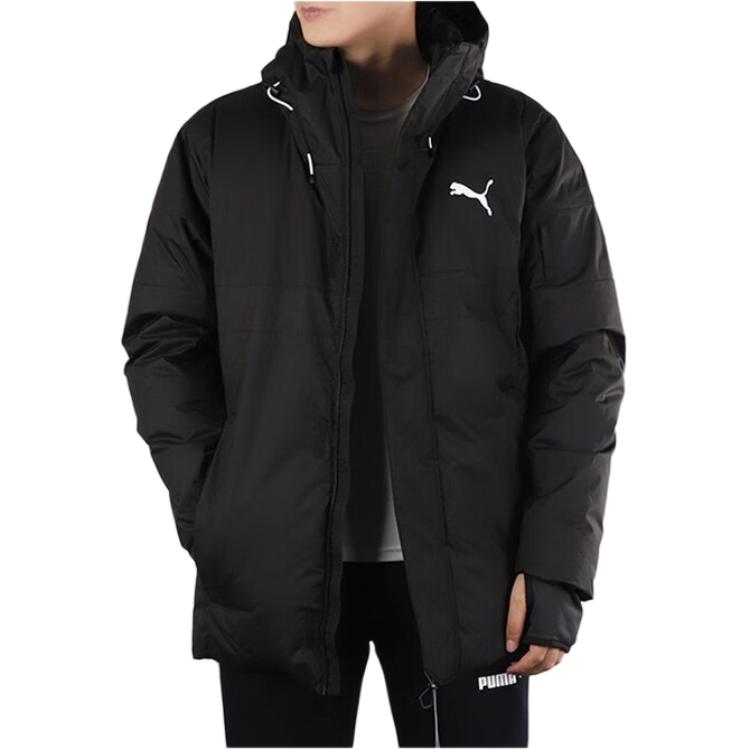 PUMA Down Jackets Men's Black Hooded Moderate Other 530695-01