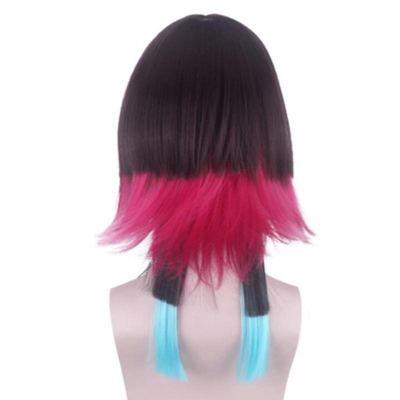 Аниме 28 см короткий парик косплей Demon Slayer Kimetsu no Yaiba Enmu костюм для мужчин и женщин термостойкие синтетические волосы вечерние парики